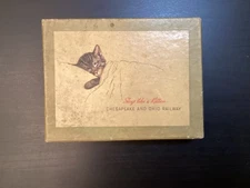 Vintage 1943 Chesapeake And Ohio Railway Sleep Like A Kitten Playing Cards