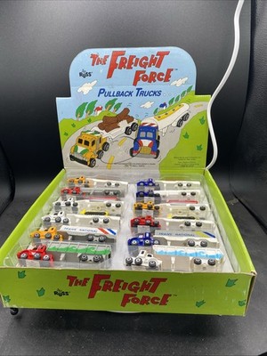 Vintage The Freight Force Semi Truck Tractor Trailer Display Russ Toys Rare!