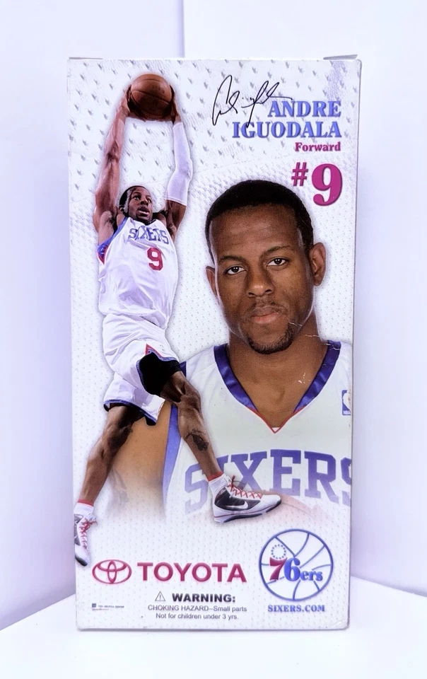 Andre Iguodala Philadelphia 76ers Rare Action Figure Toyota Center Giveaway NIB - Image 3 of 4