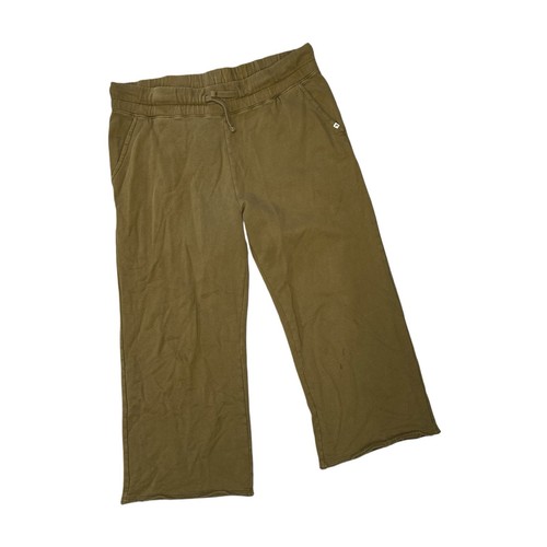 Pact Earths Favorite Clothing Sweat Pants Large 100% Organic Cotton Green