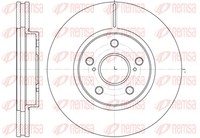 Remsa 2X Bremsscheibe Vorne Ø296Mm BelüFtet FüR Toyota Previa Camry Stufenheck