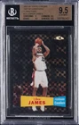 2007-08 TOPPS CHROME 1957-58 VARIATIONS X-FRACTORS #23 LEBRON JAMES /50 BGS 9.5