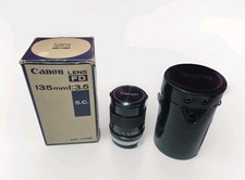 ✅️ Objectif CANON LENS FD 135mm / 1:3.5 (Complet Et Excellent Etat)