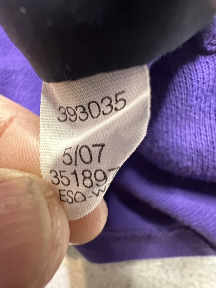 VINTAGE TCU Horned Frogs Polo Shirt Adult XL Purple NCAA Tommy Hilfiger Mens - Image 4 of 4