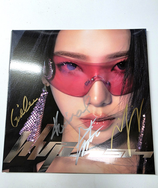AESPA WHIPLASH ALBUM Hand Autographed(Signed) SPEED KARINA V KTOWN EVENT