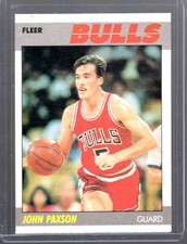 1987 Fleer #83 John Paxson Rookie Near Mint + , Free Shipping