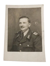 WW2 Photo Romanian Army Soldier Portrait