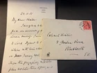 Ascot Field Marshall Frederick Roberts Hand Signed Letter 1912 WW1 Boer war