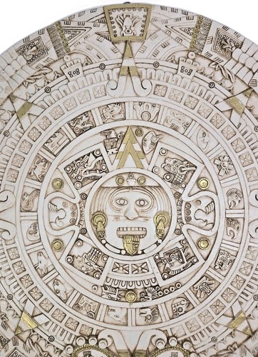 MAYA Calendar 18.75" Diameter Detailed Resin Mayan Hanging Wall Art - Picture 11 of 11