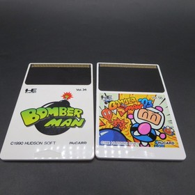 Bomberman 93 PC Engine HuCard Vol 34 56 with Manual Japanese