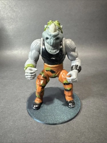 TMNT Rocksteady Vintage Action Figure Playmates Toys Mutant Ninja Turtles 1988