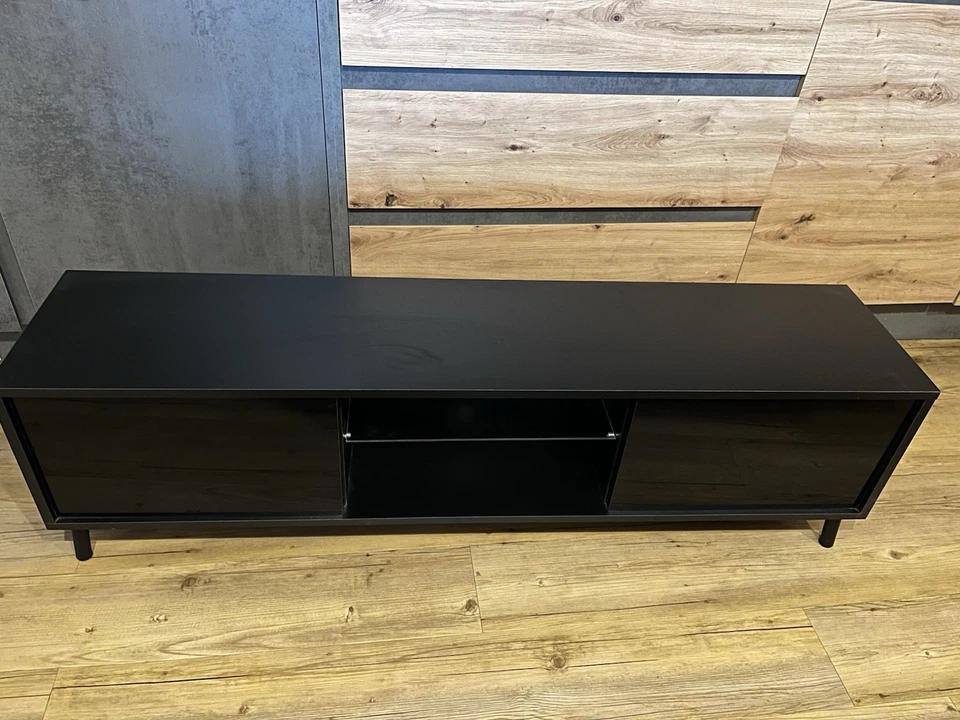 TV Lowboard Schwarz - 140cm - Bild 4 von 4