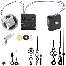 Chiming Clock Mechanism Replacement, Battery Motors with Chime Melody Hour 
