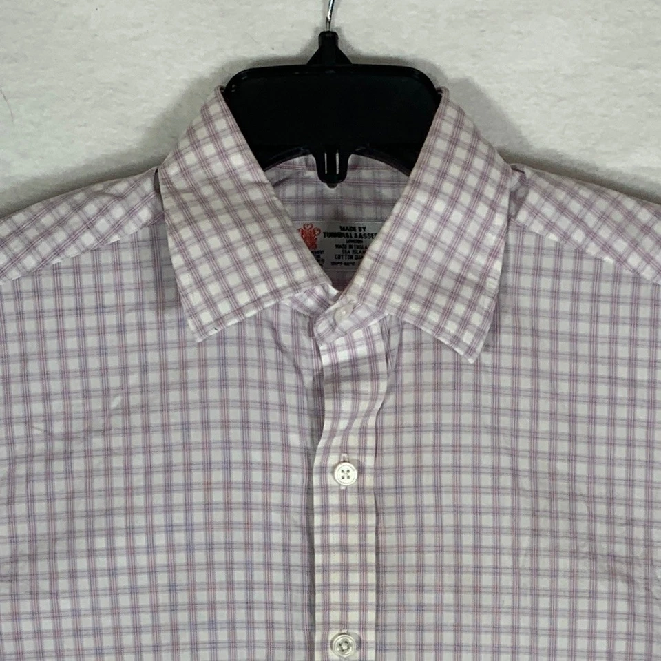 Рубашка мужская Turnbull Asser имбирь платье 15,5-39 Sea Island хлопок французские манжеты - Изображение 2 из 4