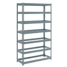 Boltless Extra Heavy Duty Shelving 48"W x 12"D x 84"H 7 Shelves No Deck