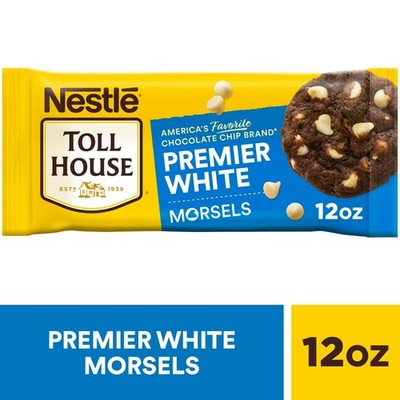 Nestle Toll House Premier White Baking Chips 12oz x12 Bulk White Chocolate Chips