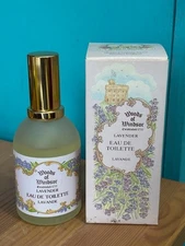 WOODS OF WINDSOR LAVENDER EAU DE TOILETTE SPRAY BOTTLE 3.5 OZ W/ BOX AS SHOWN