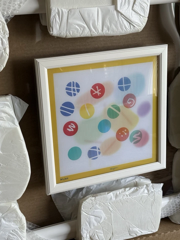 NUEVO Yaacov Agam “Happy Days” Holográfico y Lenticular Múltiple en 4D Firmado-COA Foto 3 de 4