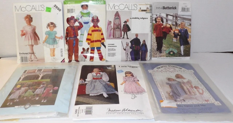 34 Clothing Patterns ADULT CHILDREN HOME DECOR Unused Sewing Patterns - Image 4 of 4