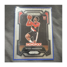 2023-24 Panini Prizm Monopoly Scoot Henderson #75 Rookie Trail Blazers