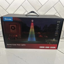 Govee 7.5-Ft LED Cone Tree Lights RGBIC Smart Color Changing App Control SEALED
