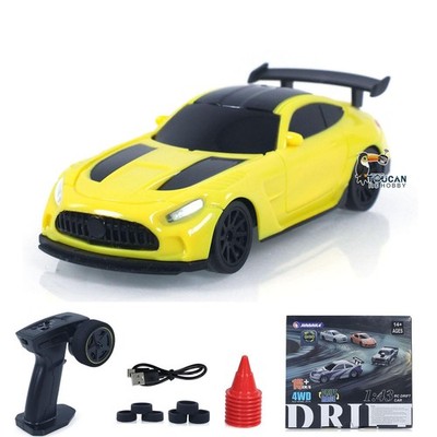 US Stock 1/43 4310G RC Drift Car Ready toRun Motor Servo Gyro Battery Racing Car
