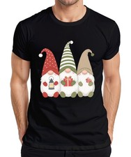 Weihnachtswichtel Weihnachtsgnome Drei Wichtel Geschenk Laterne Herren T-Shirt
