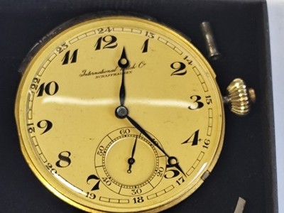 IWC Taschenuhrwerk Cal. 52-19 H5 Läuft exakt.