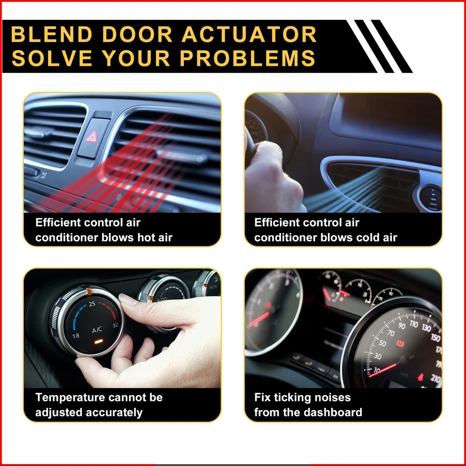 HVAC Heater Blend Door Actuator for Toyota Camry 2015-18 No.8710606290 - image 3 of 4