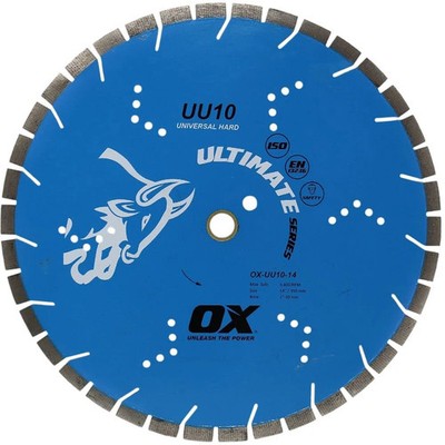 Ox Tools Ultimate Universal 12 Inch Segmented Rim Diamond Blade For Hard Stone