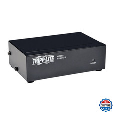 Tripp Lite 2-Port VGA Splitter with Signal Booster High Resolution Video, 350MHz