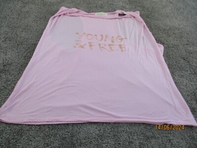 Peter Alexander Sleepwear PJ Top/Singlet XL Sleeveless Young & Free