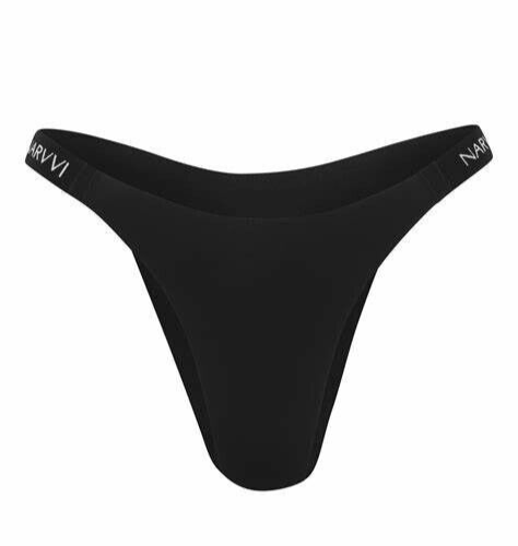 Logo Thong by NARVVI Black/Large NO VPL - New/Tag/Free Post