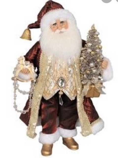 Karen Didion Originals Christmas Garden Santa Figurine