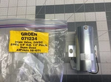 Groen Z071234 Drain Valve, 24VDC, DPST,5/8”OD 1/2” Pinch Seam Oven - (LXA11H)