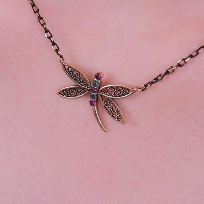 Necklace | EliPOT Summer Moth Necklace Handmade Turkish Fine Jewelry Pendant