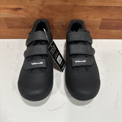 New Vibrelli Pace Mens Performance Cycling Shoes Black Road Spin Size 9 US/42 EU NEW Vibrelli Pace Cycling Black Shoes Men main image 4