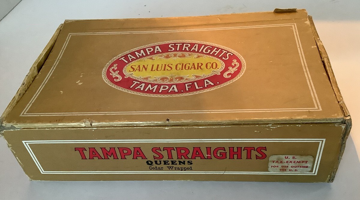 Vintage Tampa Straights Cigar Box | eBay