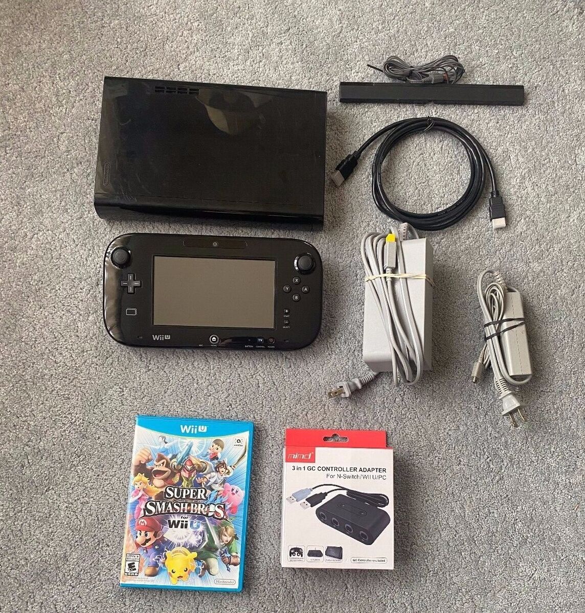 Wii U Console Black 32GB Complete Bundles and Sets! You Pick Games! All  Cords!