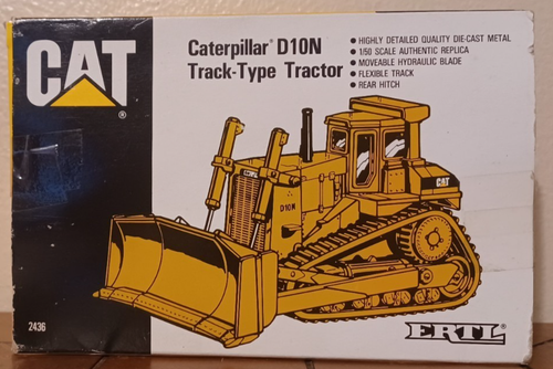 Lot of 4 Ertl Caterpillar 631E Scraper D350D Dump Truck D10N Tractor 988B Loader - Picture 7 of 13