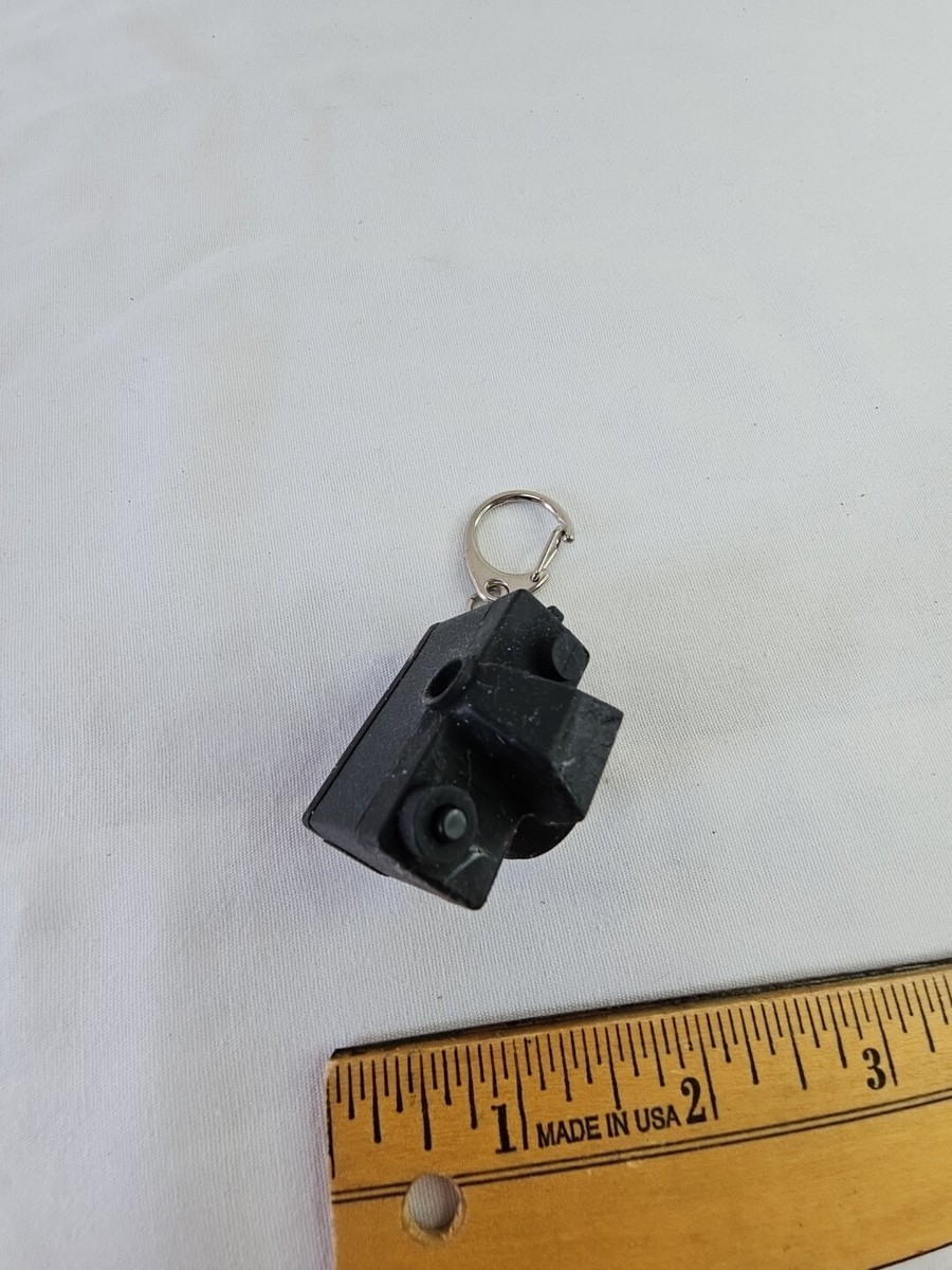 Kikkerland Mini Camera Keychain Black Rubber/Plastic Still