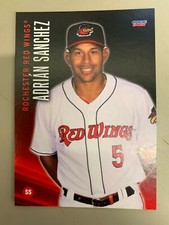 Adrian Sanchez 2021 Rochester Red Wings Team Card