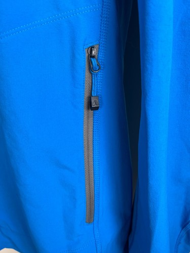 EDDIE BAUER Men's Cloud Cap Stretch Waterproof Hooded Blue First Ascent Jacket L - Picture 4 of 8