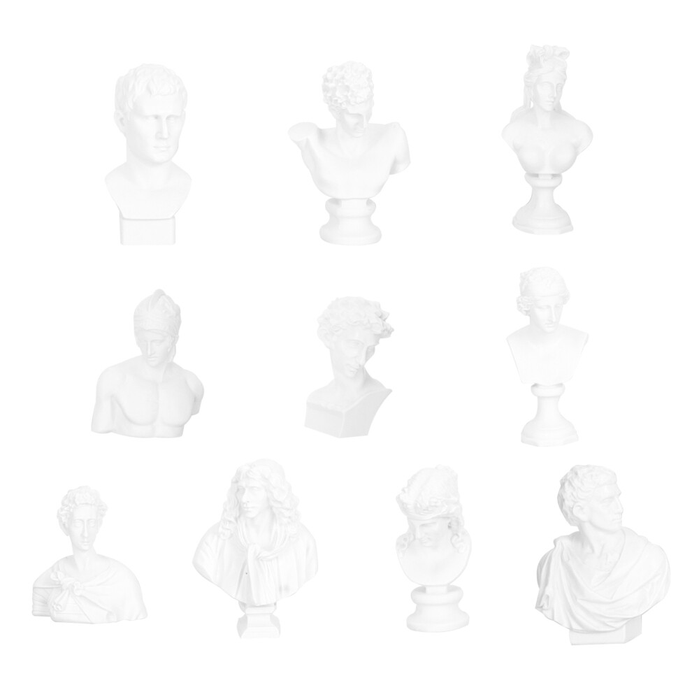10 Pcs Unique Resin Statue Character Figure David Sculpture eBay