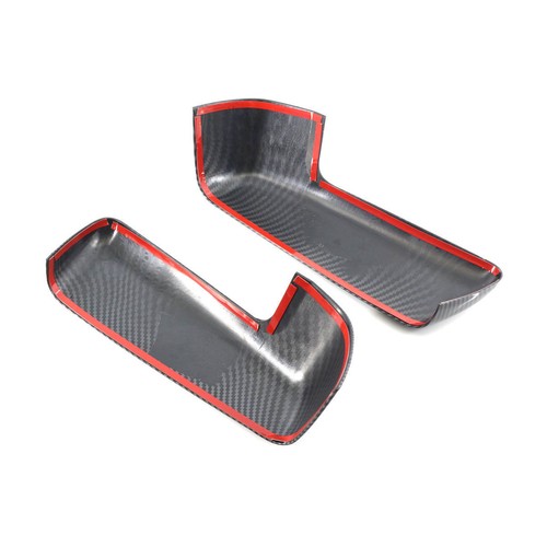 For Chevrolet Silverado 1500 2019-2022 Rearview Mirror Cover Cap Carbon Fiber AS - Picture 10 of 10