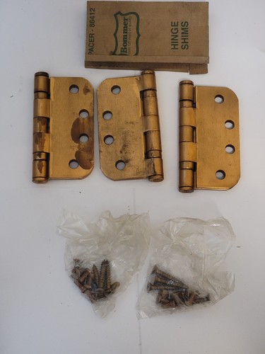 Confezione 9 (3x3) Bommer 4x4 BB5081 400N 612 US10 Bronzo Satinato Mortise Completo LEGGI ❺ - Foto 11 di 24