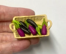 lot 1:12 Food Market Dollhouse Miniature clay Vegetable fruit Basket market