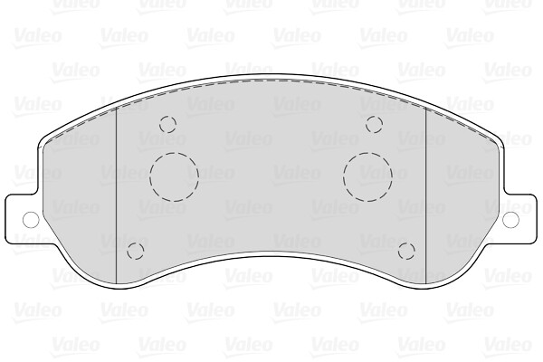 Plaquettes de frein Valeo 302337 à haute friction thermique pour frein à disque