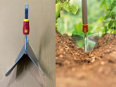 Wolf-Garten Multi Star Ridge Row Maker Without Handle (Silver), 20 Cm Wide