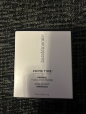 bareMinerals Prime Time Original Foundation Primer - 7ml Probe Neu in OVP